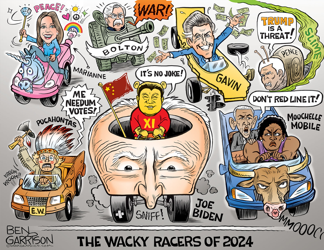 The Wacky Racers of 2024 panel 1